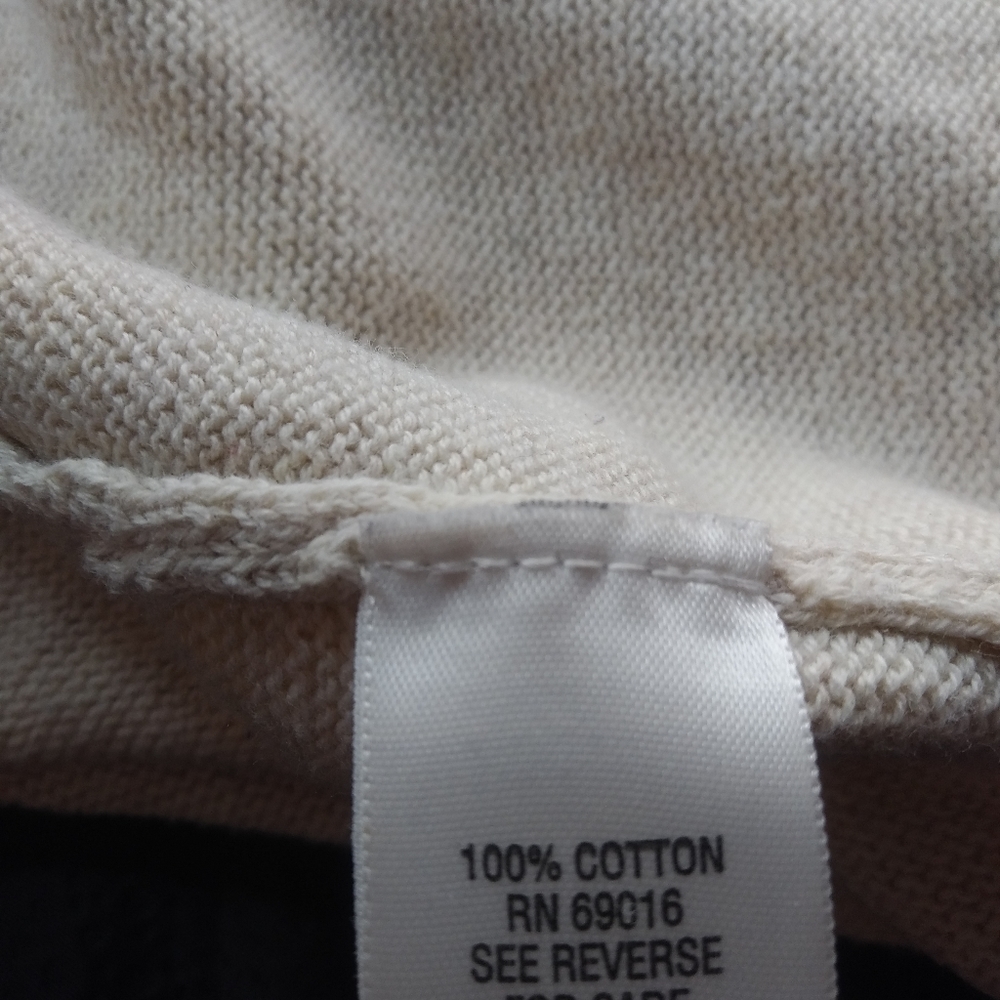 Studio Works XL Creme Cardigan Sweater Plus - Picture 5 of 12